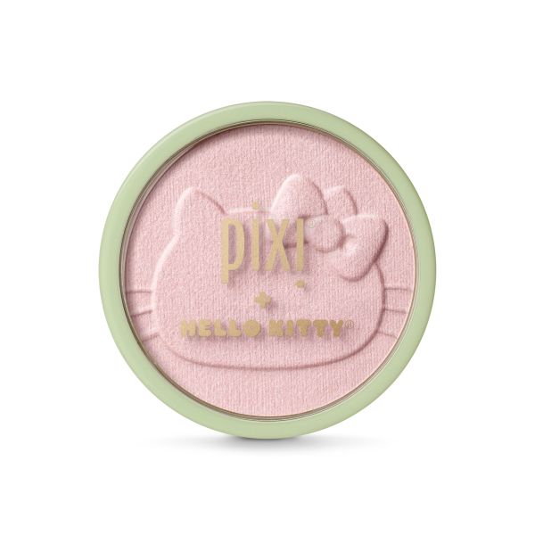 Pixi + Hello Kitty Hello Glow-y Powder shown on white background in Sweet Glow shade