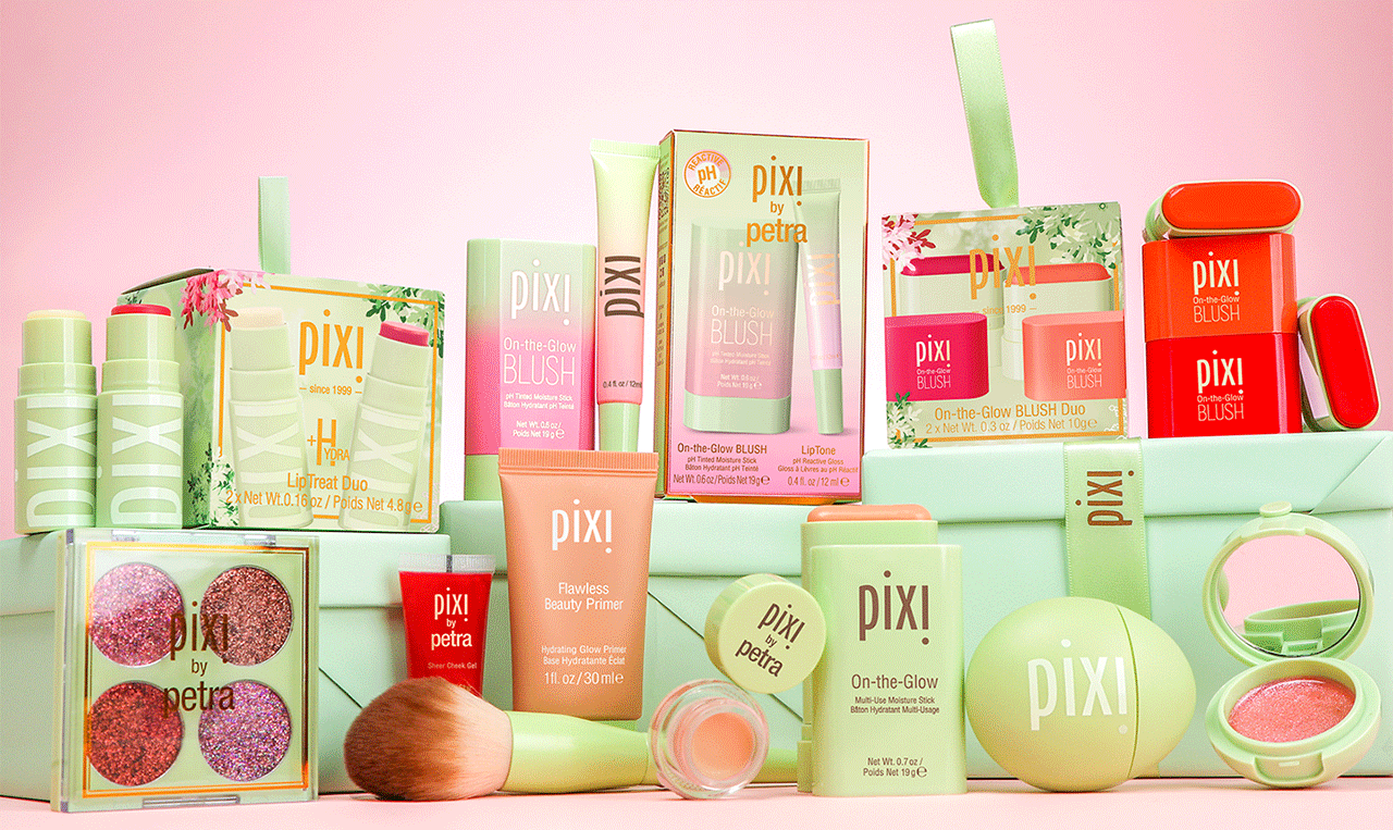 Cyber Monday Final Hours: Show casing Pixi collections of makeup in limited-edition packaging